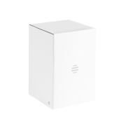 Packaging of the rPET Fabric Boom Wireless Speaker by Total Merchandise