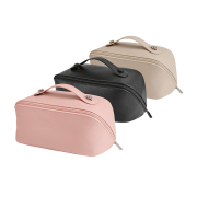 Customisable Recycled Leather Toiletry Bags branded with your logo from Total Merchandise