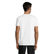 Back view of the White SOL'S REGENT Unisex T-Shirt customised by Total Merchandise