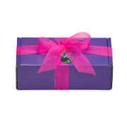 Festive Mini Gift Box with ribbon promotionally printed by Total Merchandise