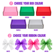 Logo Printed Festive Maxi Gift Box branded with your logo from Total Merchandise