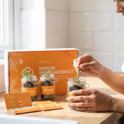 Lifestyle image of the Indoor Herb Garden Gifts branded by Total Merchandise