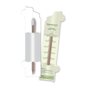 Plain stock of the Blooming Pencil with Van Shaped Backing card logo printed by Total Merchandise
