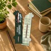 Lifestyle image of the Blooming Pencil with Van Shaped Backing card customised by Total Merchandise