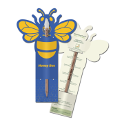 Image of the Blooming Pencil with Bee Shaped Backing Card logo branded by Total Merchandise