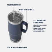 YETI Rambler 25oz Straw Mug