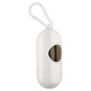 Dog Waste Bag Holder in White