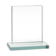 Rectangle Jade Glass Award is Simple and Elegant, Perfect for Company Gifts
