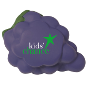 Promotional Stress Grapes in Purple printed with your company logo from Total Merchandise