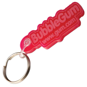 Promotional Any Shape Embossed Acrylic Keyrings with Your Logo from Total Merchandise