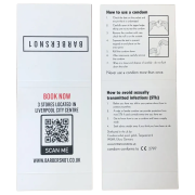 Matchbook Condoms in White