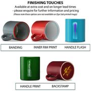 Additional finishing touches available on branded Marrow Mugs from Total Merchandise