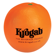 Promotional Stress Orange for with a logo printed top 1 side from Total Merchandise