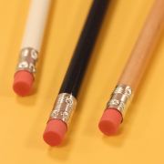 Lifestyle image of the Standard Pencil with Eraser with a design from Total Merchandise
