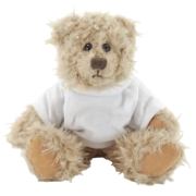 Logo branded 20cm Windsor Teddy Bear with T-shirt from Total Merchandise