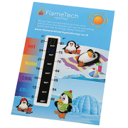Large Temperature Gauge Cards