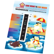Large Temperature Gauge Cards