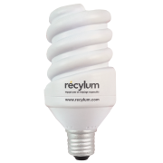 Promotional Stress Energy Saving Light Bulb for with a printed company logo on the side