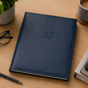 Lifestyle image of the Tucson Cream Quarto Weekly Diary by Total Merchandise