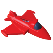 Stress Fighter Jet in Red