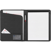 Personalised A4 Diplomat Leather Folders supplied with a lined pad are Ideal for office use