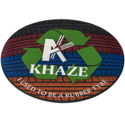 Custom Round Brite Mat Tyre Coasters with a design from total Merchandise