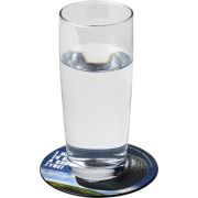 Lifestyle image of the Round Brite Mat Tyre Coasters from Total Merchandise