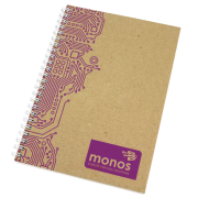 Promotional A5 Recycled Card Notepads with white wire from Total Merchandise