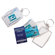 Promotional Printed Acrylic Condom Keyrings are business gifts