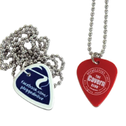 Custom branded Guitar Plectrums with a printed logo to 1 side from Total Merchandise