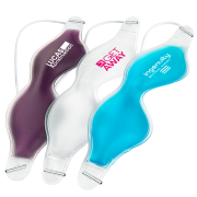 Promotional Gel Filled Eye Masks in Purple and Blue from Total Merchandise
