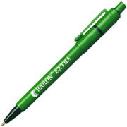 The barrel of this promotional pen has a generously sized print area, meaning there's plenty of space for your artwork