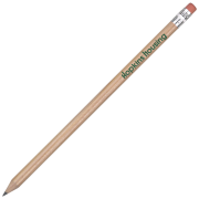 Promotional FSC Wooden Pencil with Eraser Printed with a Logo by Total Merchandise