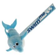 Large Dolphin Logobug in Blue/White