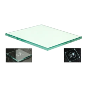 Branded Glass Coasters in Translucent Green Ready for Engraving with your Logo