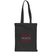 Promotional Groombridge Canvas Bag in black from Total Merchandise