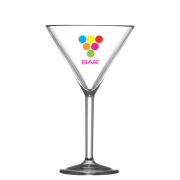 Promotional 7oz Reusable Plastic Cocktail Glasses are ideal for Catered Events