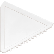 Branded Promotional Triangle Ice Scrapers available in white from Total Merchandise