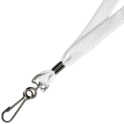 15mm Tubular Lanyards in White