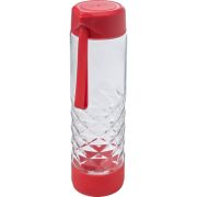 Promotional 590ml Glass Drinking with geometric pattern body