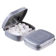 Embossed Mint Tins in Silver