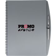 Promotional A4 Plastic Cover Notebooks for customising with your campaign logos