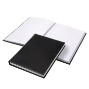 A5 Malvern Leather Notebooks in Black