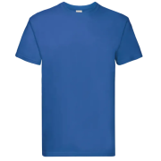 Blue Fruit of the Loom Super Premium T-Shirts Printed with Your Logo from Total Merchandise