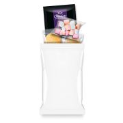 Branded Hot Chocolate Packs in White Wrapper Ready for Printing by Total Merchandise