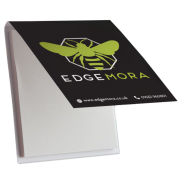 Sticky Note Pad with Printed Cover in White
