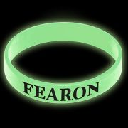 Printed Express Glow in the Dark Silicone Wristbands for events