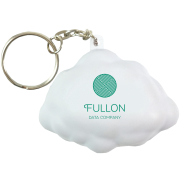 Stress Cloud Keyrings in Off-White
