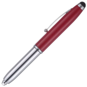 Lowton Torch Stylus Ballpens in Red
