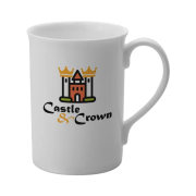 Custom branded Windsor Bone China Mugs with a printed logo from Total Merchandise